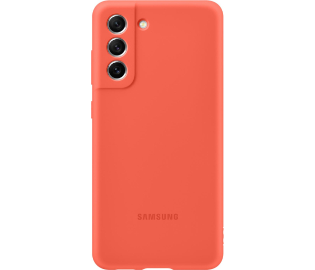 Samsung Silicone Cover do Galaxy S21 FE różowy - 709965 - zdjęcie 3