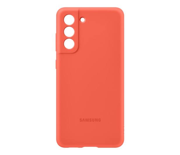 Samsung Silicone Cover do Galaxy S21 FE różowy - 709965 - zdjęcie