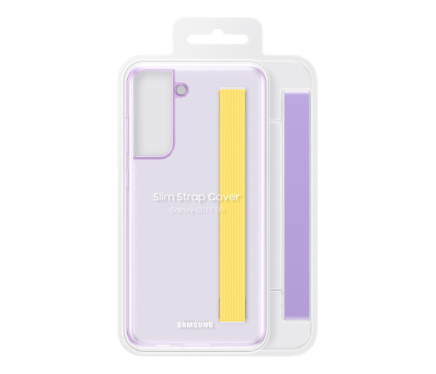 Samsung Slim Strap Cover do Galaxy S21 FE  fioletowy - 709973 - zdjęcie 1