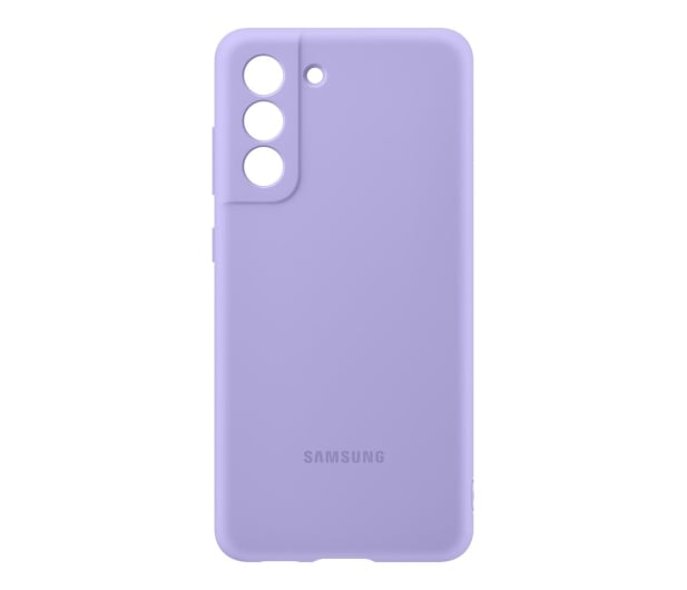 Samsung Silicone Cover do Galaxy S21 FE fioletowy - 709961 - zdjęcie