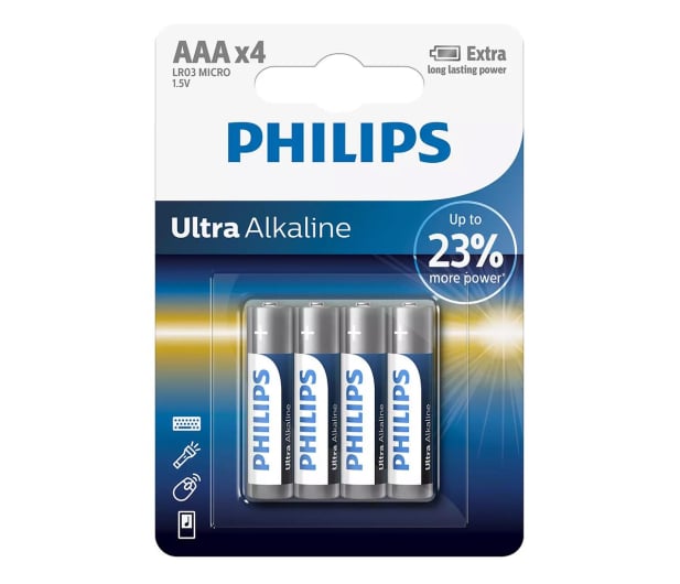 Philips Ultra Alkaline AAA (4szt) - 381289 - zdjęcie 1