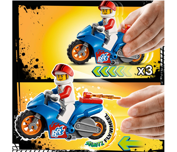 LEGO City 60298 Rakietowy motocykl kaskaderski - 1026659 - zdjęcie 4