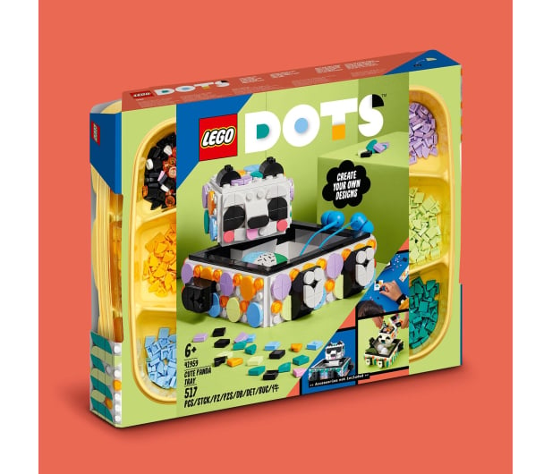 LEGO DOTS 41959 Pojemnik z uroczą pandą - 1040632 - zdjęcie 2