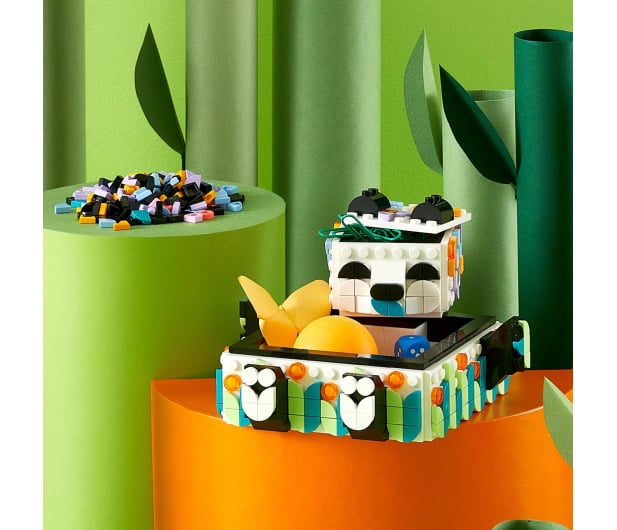 LEGO DOTS 41959 Pojemnik z uroczą pandą - 1040632 - zdjęcie 4