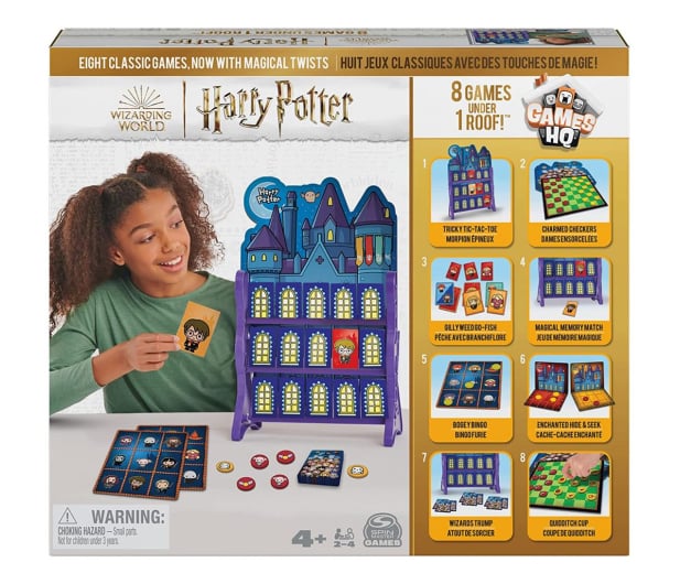 Spin Master Hogwart pełen gier - 8 gier Harry Potter - 1076429 - zdjęcie 1