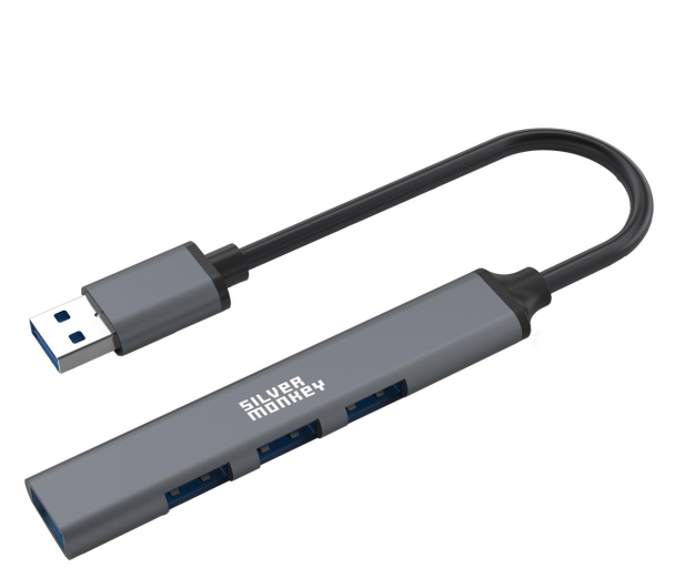 Silver Monkey USB-A - 1x USB 3.0 + 3x USB 2.0 - 1055589 - zdjęcie