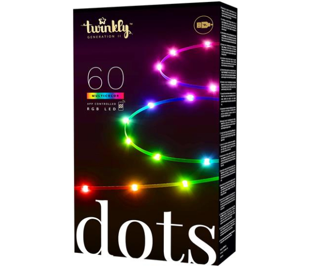 Twinkly Smart taśma - Dots 60 LED RGB 3m Transparentny - 1080546 - zdjęcie 2