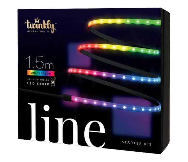 Twinkly Taśma Line Starter Kit 90 LED 1,5 M Czarny - 1080534 - zdjęcie