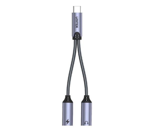 Unitek Adapter USB-C -2 x USB-C (audio, 18W)) - 1063340 - zdjęcie 1