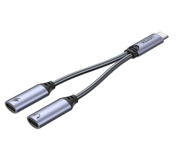 Unitek Adapter USB-C -2 x USB-C (audio, 18W)) - 1063340 - zdjęcie 3
