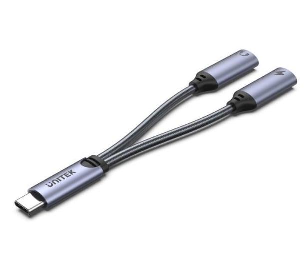 Unitek Adapter USB-C -2 x USB-C (audio, 18W)) - 1063340 - zdjęcie 2