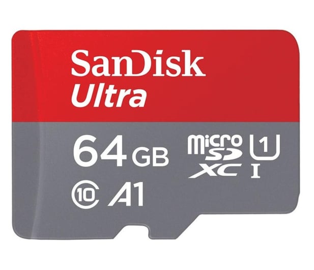 SanDisk 64GB microSDXC Ultra 140MB/s A1 C10 UHS-I U1 - 1077519 - zdjęcie