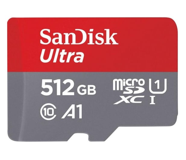 SanDisk 512GB microSDXC Ultra 150MB/s A1 C10 UHS-I U1 - 1077526 - zdjęcie