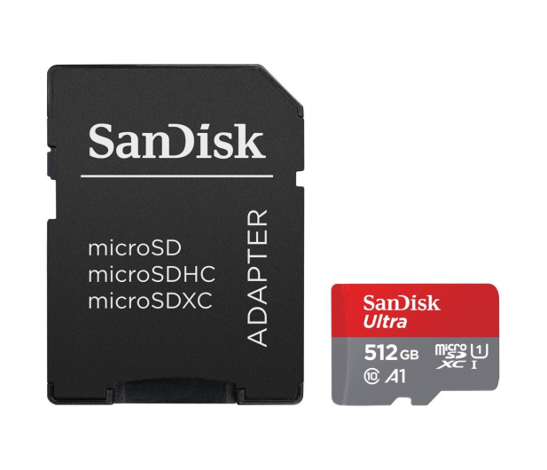 SanDisk 512GB microSDXC Ultra 150MB/s A1 C10 UHS-I U1 - 1077526 - zdjęcie 2