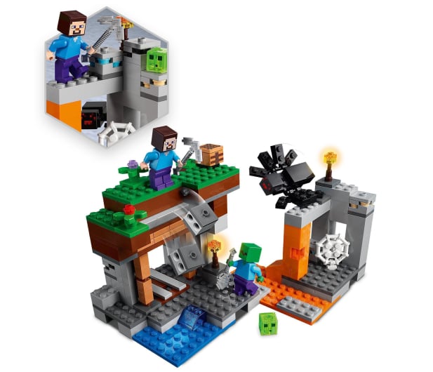 LEGO Minecraft 21166 Opuszczona kopalnia - 1010446 - zdjęcie 3