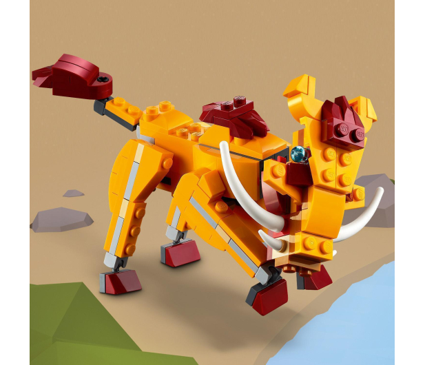 LEGO Creator 31112 Dziki lew - 1015564 - zdjęcie 6