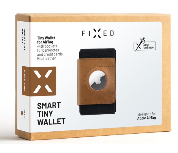 FIXED Tiny Wallet do AirTag brown - 1084984 - zdjęcie 4