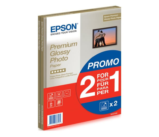 Epson Premium Glossy Photo Paper A4 (2x15 ark.) - 1090790 - zdjęcie