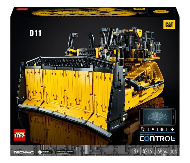 LEGO Technic 42131 Sterowany aplikacją buldożer Cat® D11 - 1090438 - zdjęcie