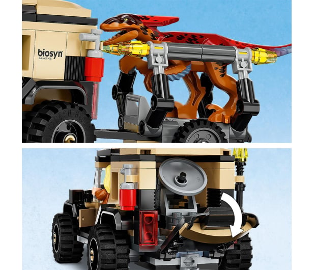 LEGO Jurassic World 76951 Transport pyroraptora i dilofozaura - 1090441 - zdjęcie 5