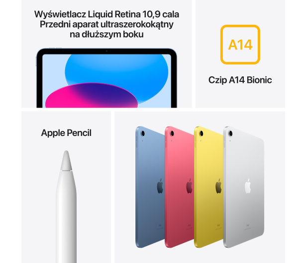 Apple iPad 10,9" 10gen 256GB Wi-Fi Yellow - 1083279 - zdjęcie 6
