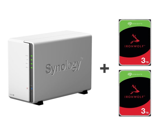 Synology DS220j (2x 3TB HDD) - 610014 - zdjęcie