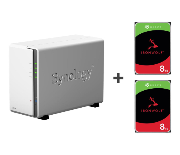 Synology DS220j (2x 8TB HDD) - 656420 - zdjęcie