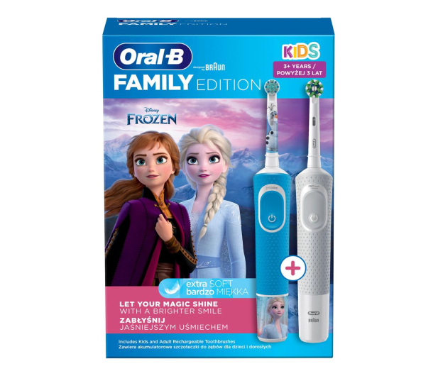 Oral-B Kids Frozen + D103 Vitality Pro WH - 1093346 - zdjęcie 2