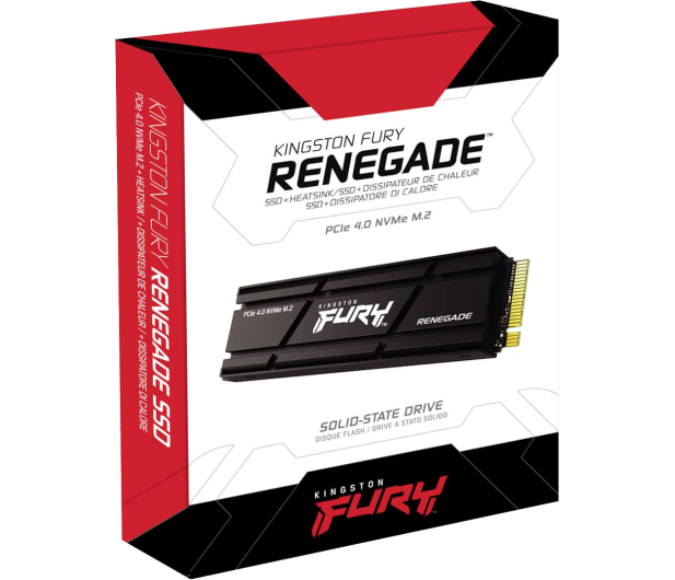 Kingston 1TB M.2 PCIe Gen4 NVMe Fury Renegade Heatsink - 1093035 - zdjęcie 4