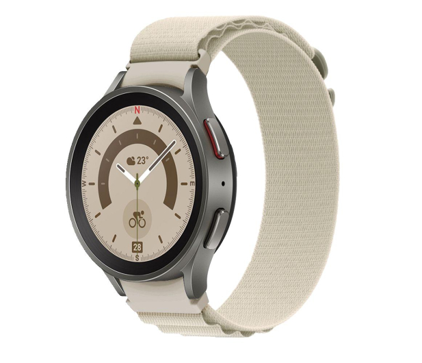 Tech-Protect Pasek Nylon Pro do Samsung Galaxy Watch 4 / 5 / 5 Pro mousy - 1093771 - zdjęcie 2