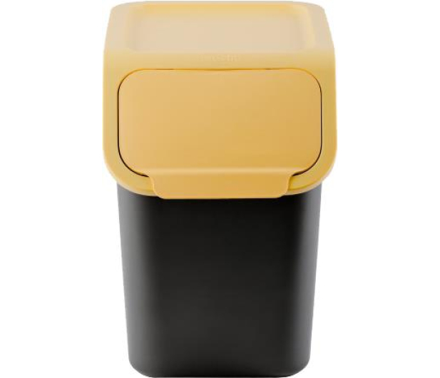 Practic BINI czarny pojemnik do segregacji odpadów z żółtą - 1101079 - zdjęcie 2