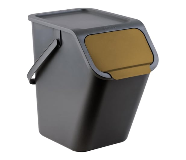 Practic BINI pojemnik do segregacji odpadów czarny/brązowy - 1101073 - zdjęcie