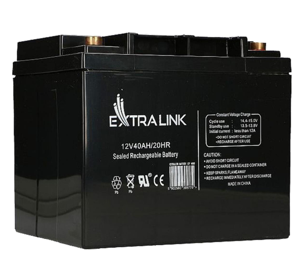 ExtraLink Akumulator AGM 12V 40AH - 1086653 - zdjęcie