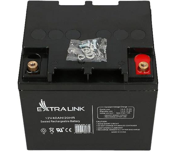ExtraLink Akumulator AGM 12V 40AH - 1086653 - zdjęcie 2