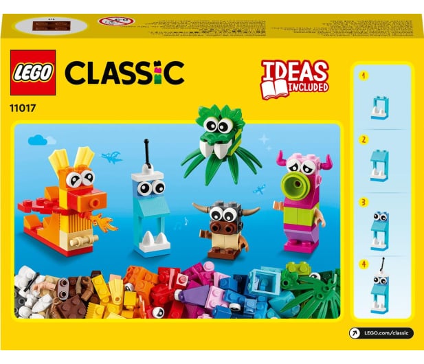 LEGO Classic 11017 Kreatywne potwory - 1088217 - zdjęcie 10
