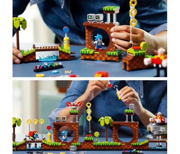 LEGO Ideas 21331 Sonic the Hedgehog™ – Strefa Zielonego Wzgórza - 1088233 - zdjęcie 6