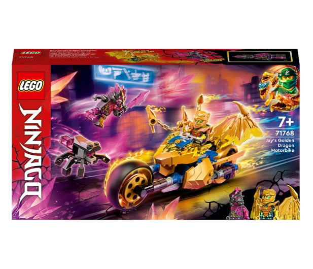 LEGO NINJAGO® 71768 Złoty smoczy motocykl Jaya - 1088229 - zdjęcie