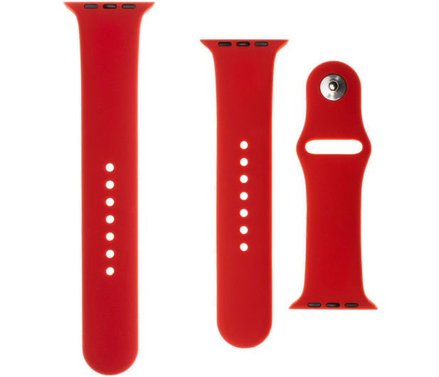FIXED Silicone Strap Set do Apple Watch red - 1086862 - zdjęcie 4
