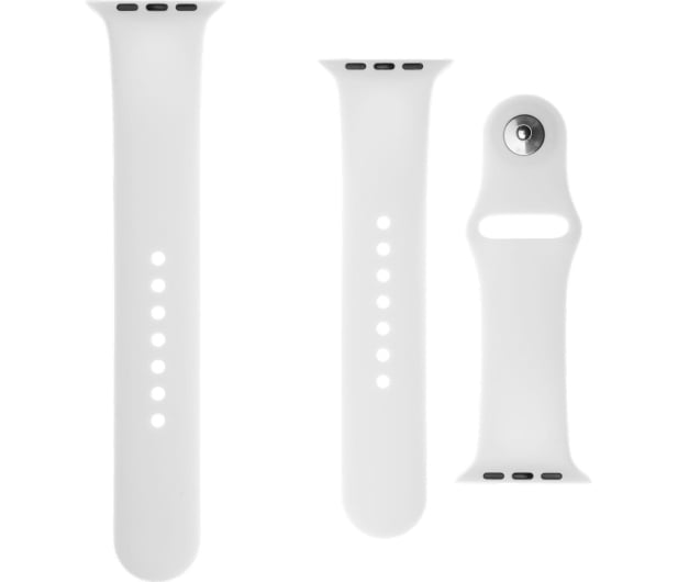FIXED Silicone Strap Set do Apple Watch white - 1086894 - zdjęcie 4