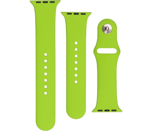 FIXED Silicone Strap Set do Apple Watch green - 1086850 - zdjęcie 3