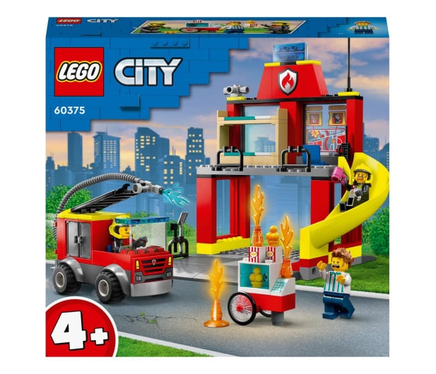 LEGO City 60375 Remiza strażacka i wóz strażacki - 1091241 - zdjęcie
