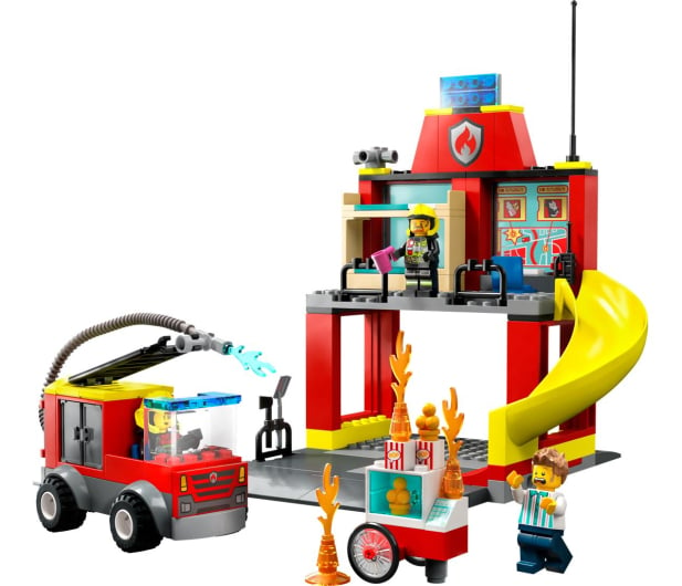LEGO City 60375 Remiza strażacka i wóz strażacki - 1091241 - zdjęcie 8