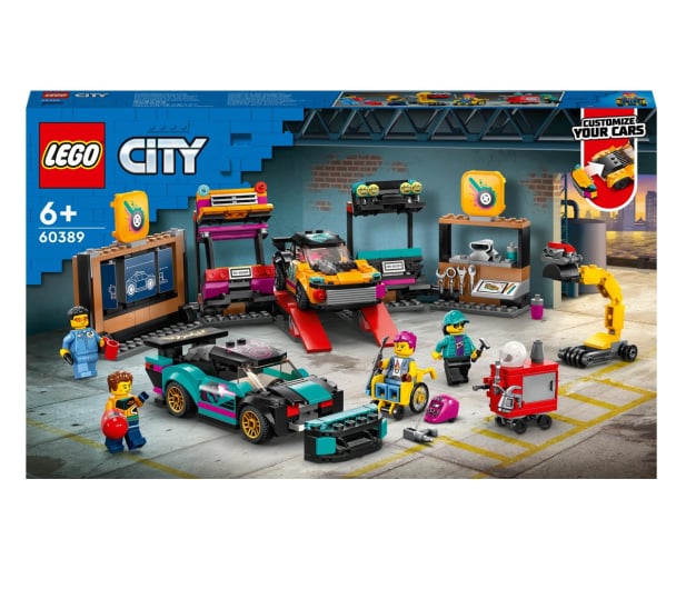 LEGO City 60389 Warsztat tuningowania samochodów - 1091246 - zdjęcie