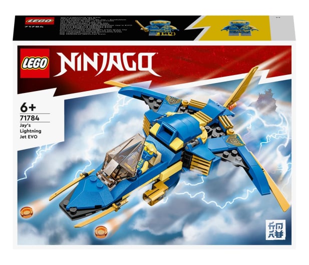 LEGO Ninjago 71784 Odrzutowiec ponaddźwiękowy Jay’a EVO - 1091251 - zdjęcie