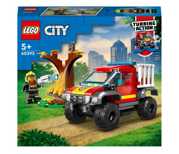 LEGO City 60393 Wóz strażacki 4x4 - misja ratunkowa - 1091249 - zdjęcie