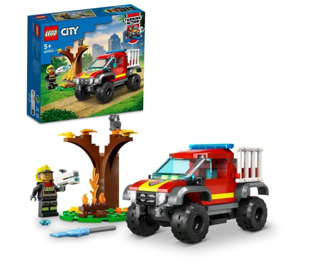LEGO City 60393 Wóz strażacki 4x4 - misja ratunkowa - 1091249 - zdjęcie 2