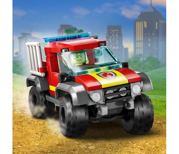 LEGO City 60393 Wóz strażacki 4x4 - misja ratunkowa - 1091249 - zdjęcie 5