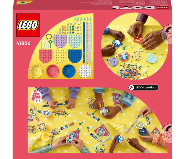 LEGO DOTS 41806 Pełny zestaw imprezowy - 1091277 - zdjęcie 3