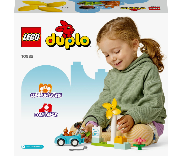 LEGO DUPLO 10985 Turbina wiatrowa i samochód elektryczny - 1091260 - zdjęcie 10