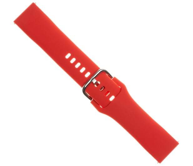 FIXED Silicone Strap do Smartwatch (20mm) wide red - 1086827 - zdjęcie 4